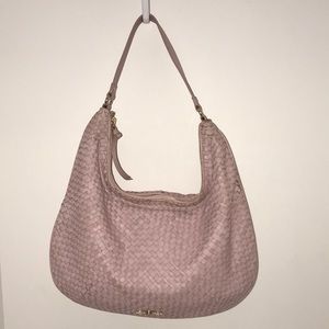 Elliott Lucca Rose Pink Woven Handbag